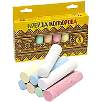 Набор цветного мела 8 цветов "JAMBO-C"