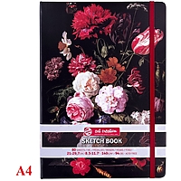 Скетчбук А4 "Натюрморт з квітами" Art Creation 80 аркушів (Royal Talens) 21х29, 7см
