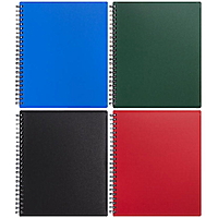 Блокнот на спирали (пружине) 80 листов B5 "Color Book" в клетку, плотная обложка