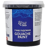 Гуашь черная ROSA Studio 500 мл