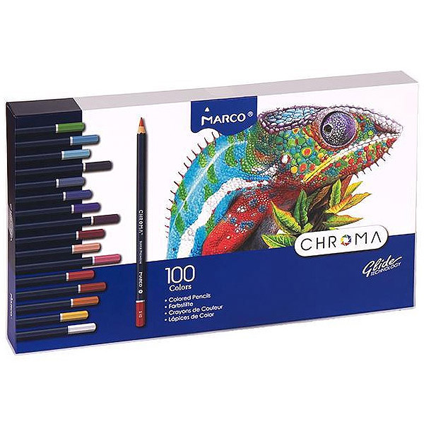 Кольорові олівці 100 кольорів Marco Chroma 8010-100CB