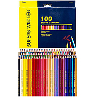 Кольорові олівці 100 кольорів Marco Superb Writer 4100-100CB