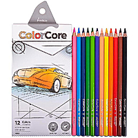 Цветные карандаши 12 цветов Marco ColorCore 3100-12CB (12+1)