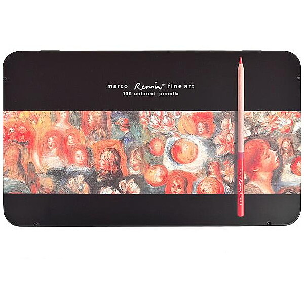 Кольорові олівці 100 кольорів Marco Renoir Fine Art 100 TN