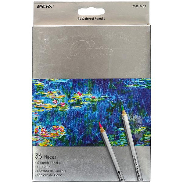 Кольорові олівці 36 кольорів Marco Raffine 7100-36CB