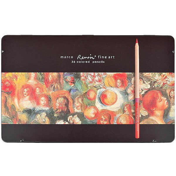 Кольорові олівці 36 кольорів Marco Renoir Fine Art 36 TN