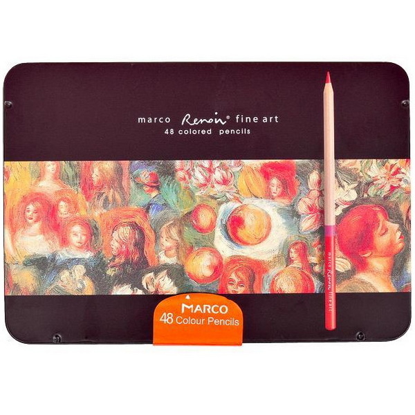 Кольорові олівці 48 кольорів Marco Renoir Fine Art 48 TN