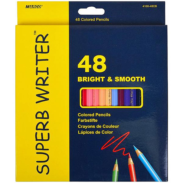 Кольорові олівці 48 кольорів Marco Superb Writer 4100-48CB