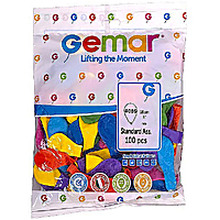 Повітряні кульки 6 дюймів 100шт Gemar A60/80 (16 см)