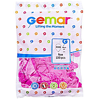 Повітряні кульки рожеві 10 дюймів 100шт Gemar G90/06 (26 см)
