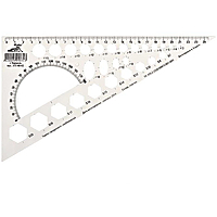 Треугольник пластиковый Irbis TRB-25 24,5см (30°60°90°)