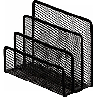 Металева підставка-органайзер для листів Buromax BM 6210-01, чорна