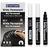 Маркер перманентний білий Centropen 8586
