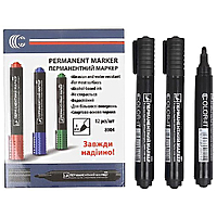 Маркер перманентний чорний C-8004