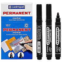 Маркер перманентный черный Centropen 8586