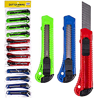 Нож канцелярский (трафаретный) Knife Cutter D801 18мм