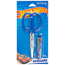 Ножиці дитячі Kite HW23-124 13см з футляром (Hot Wheels)