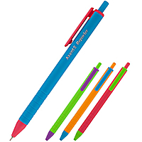 Ручка шариковая Axent Reporter Color АВ1069-02 синяя автоматическая 0,7 мм