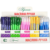 Ручка кулькова CR8012 Супермікс синя 0,7 мм