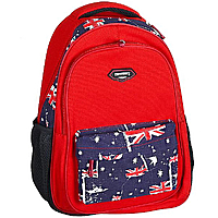 Рюкзак школьный California (Калифорния) Красный флаг Англии, 42х29х15см "M"