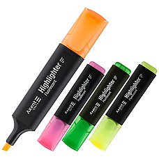 Набір текстових маркерів 4 кольори Axent Delta Highlighter D2501-40