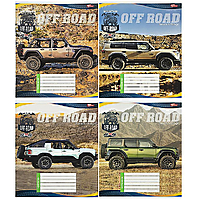 Зошит шкільний 18 аркушів лінія серія "Гірський позашляховик"