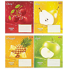 Зошит шкільний 18 аркушів лінія серія "Стовідсоткова свіжість"