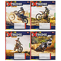 Зошит шкільний 24 аркуша лінія серія "Екстремальний мотокрос 2"