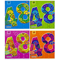 Зошит шкільний 48 аркушів клітинка серія "48"